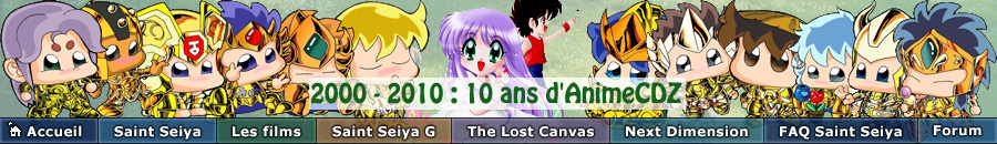 Bienvenue sur Saint Seiya Animecdz